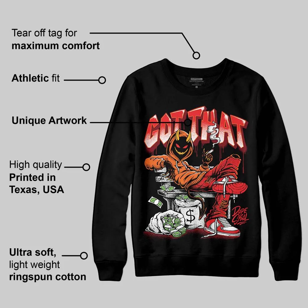 Red Collection DopeSkill Sweatshirt Got That Graphic sold by DopeSkill product image thumbnail 4