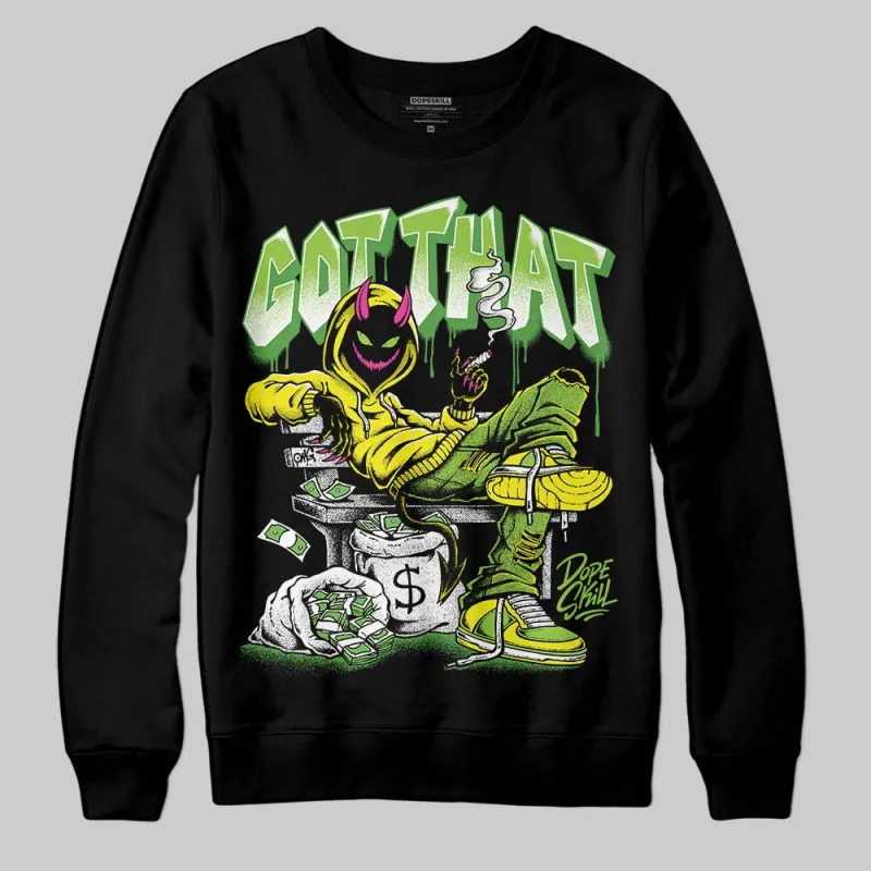 Neon Green Collection DopeSkill Sweatshirt Got That Graphic made by DopeSkill