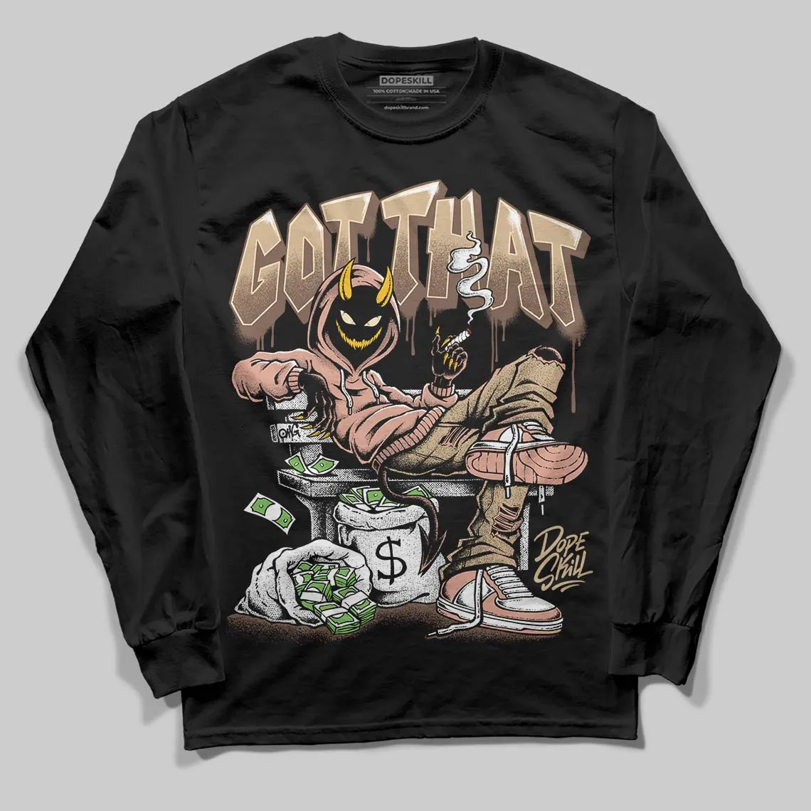 TAN Collection DopeSkill Long Sleeve T-Shirt Got That Graphic sold by DopeSkill