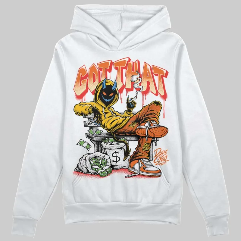 Orange Black White DopeSkill Hoodie Sweatshirt Got That Graphic sold by DopeSkill