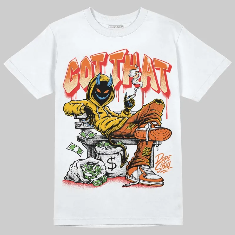 Orange Black White DopeSkill T-Shirt Got That Graphic sold by DopeSkill