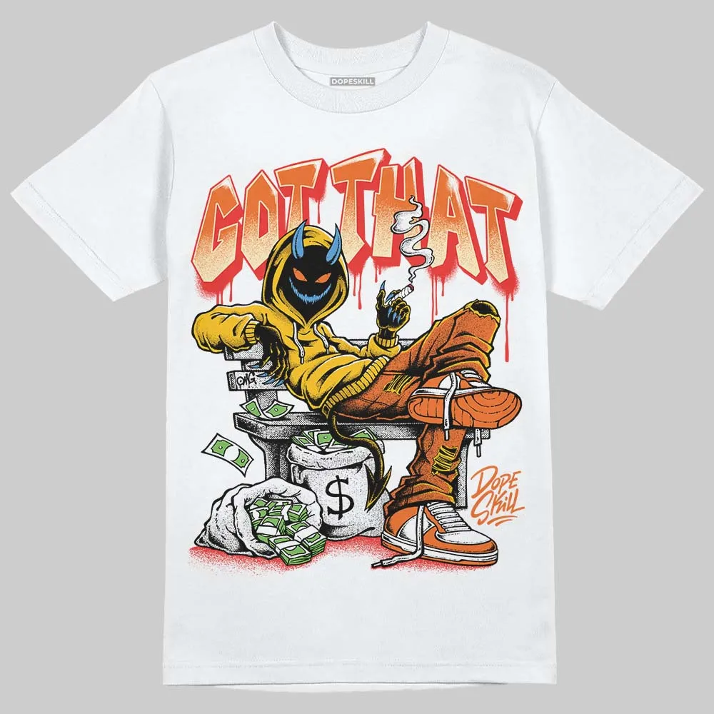 Orange Black White DopeSkill T-Shirt Got That Graphic sold by DopeSkill