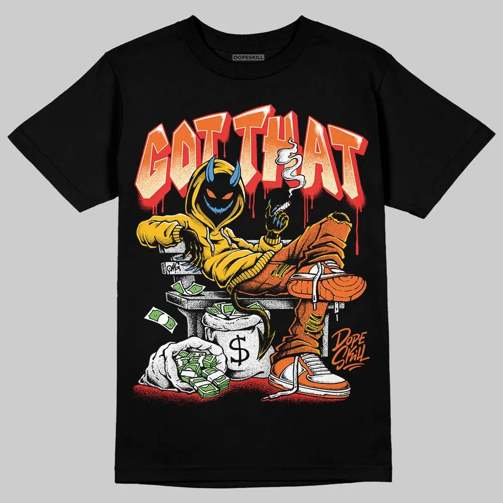 Orange Black White DopeSkill T-Shirt Got That Graphic sold by DopeSkill product image thumbnail 2