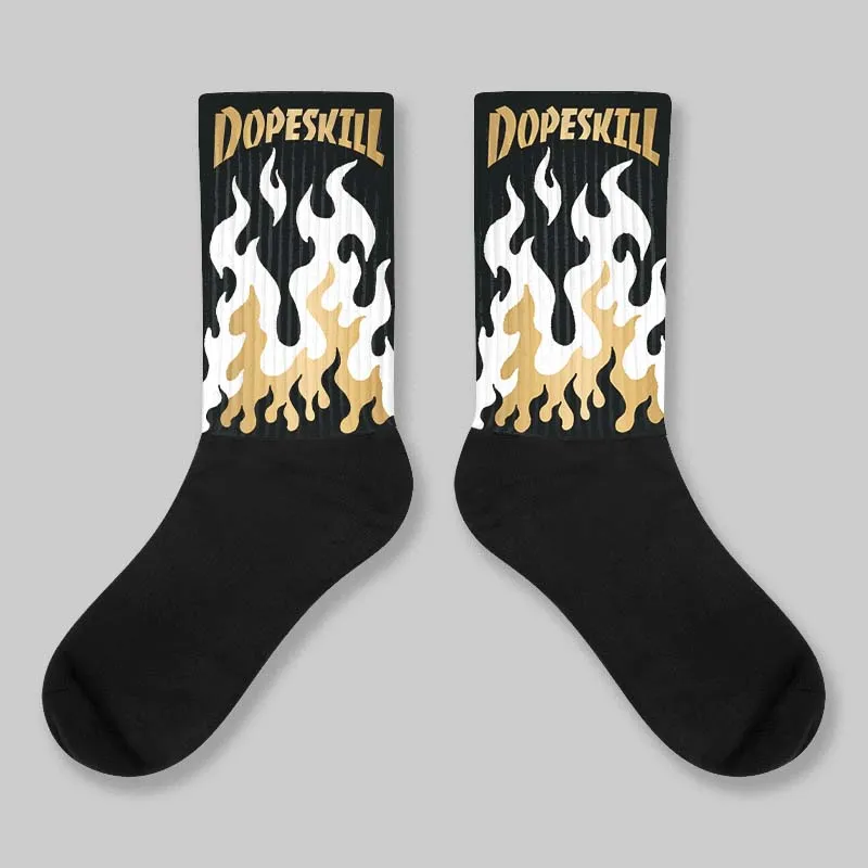 Taxi 12s 2025 DopeSkill Sublimated Sock FIRE Graphic sold by DopeSkill