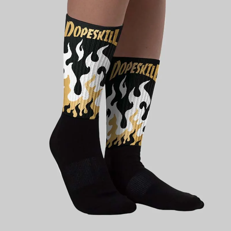 Taxi 12s 2025 DopeSkill Sublimated Sock FIRE Graphic sold by DopeSkill product image thumbnail 2