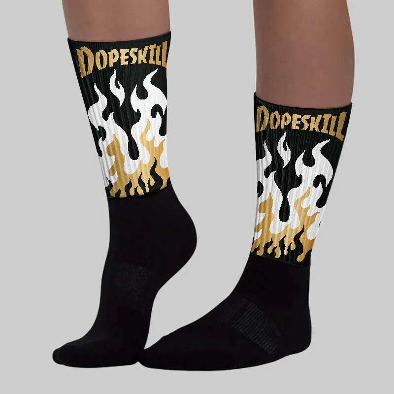 Taxi 12s 2025 DopeSkill Sublimated Sock FIRE Graphic sold by DopeSkill product image thumbnail 3