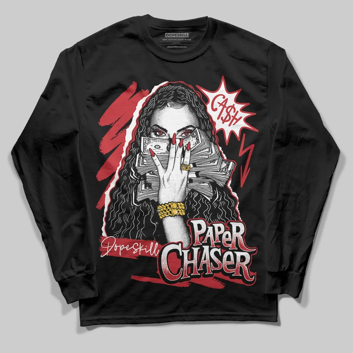 Chicago OG 1s DopeSkill Long Sleeve T-Shirt NPC Graphic sold by DopeSkill product image thumbnail 2