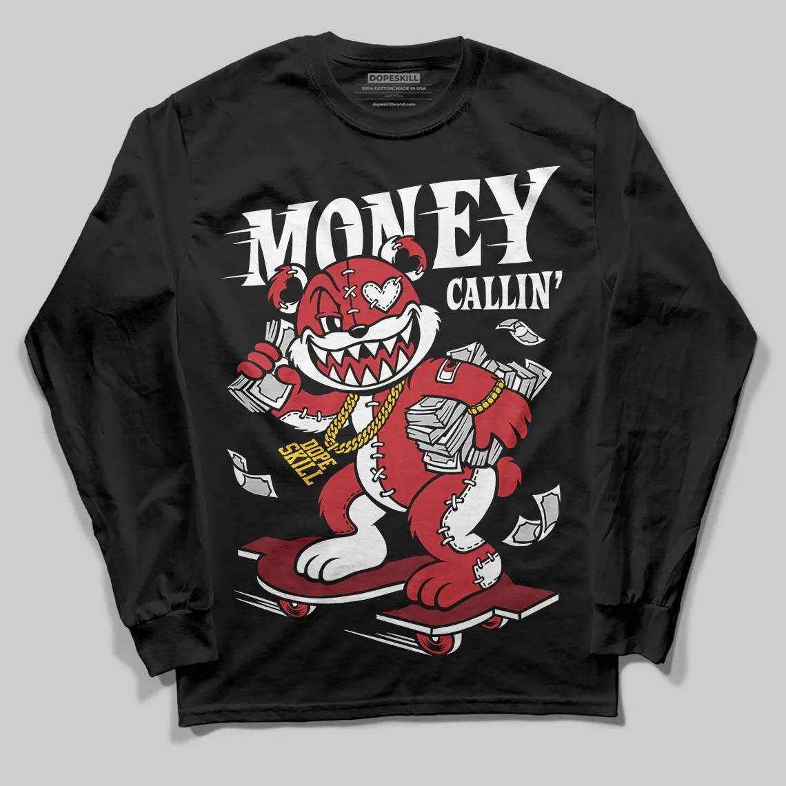 Chicago OG 1s DopeSkill Long Sleeve T-Shirt Money Callin' Graphic sold by DopeSkill product image thumbnail 2