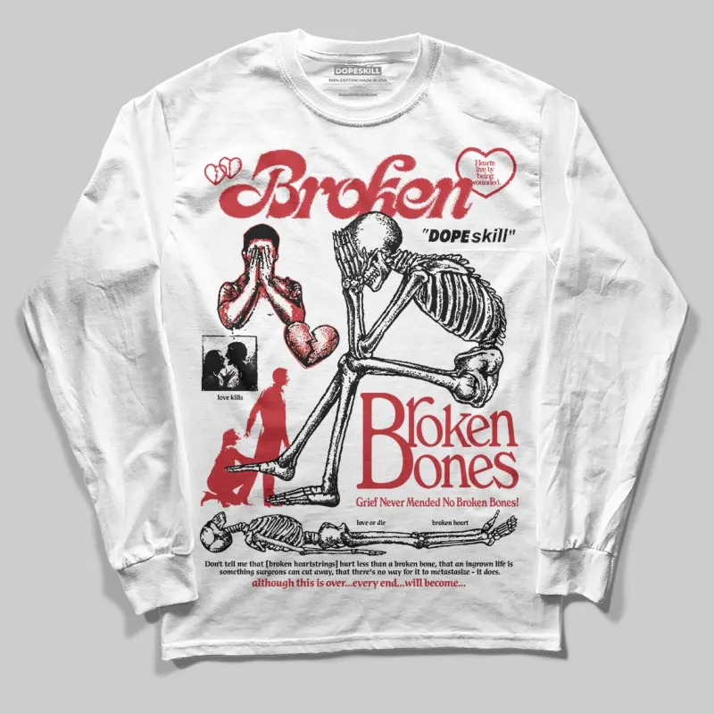 Chicago OG 1s DopeSkill Long Sleeve T-Shirt Broken Bones Graphic sold by DopeSkill
