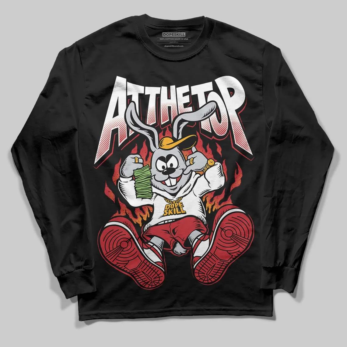 Chicago OG 1s DopeSkill Long Sleeve T-Shirt At The Top Graphic sold by DopeSkill product image thumbnail 2