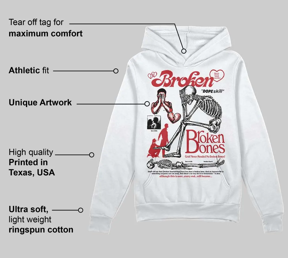 Chicago OG 1s DopeSkill Hoodie Sweatshirt Broken Bones Graphic sold by DopeSkill product image thumbnail 3