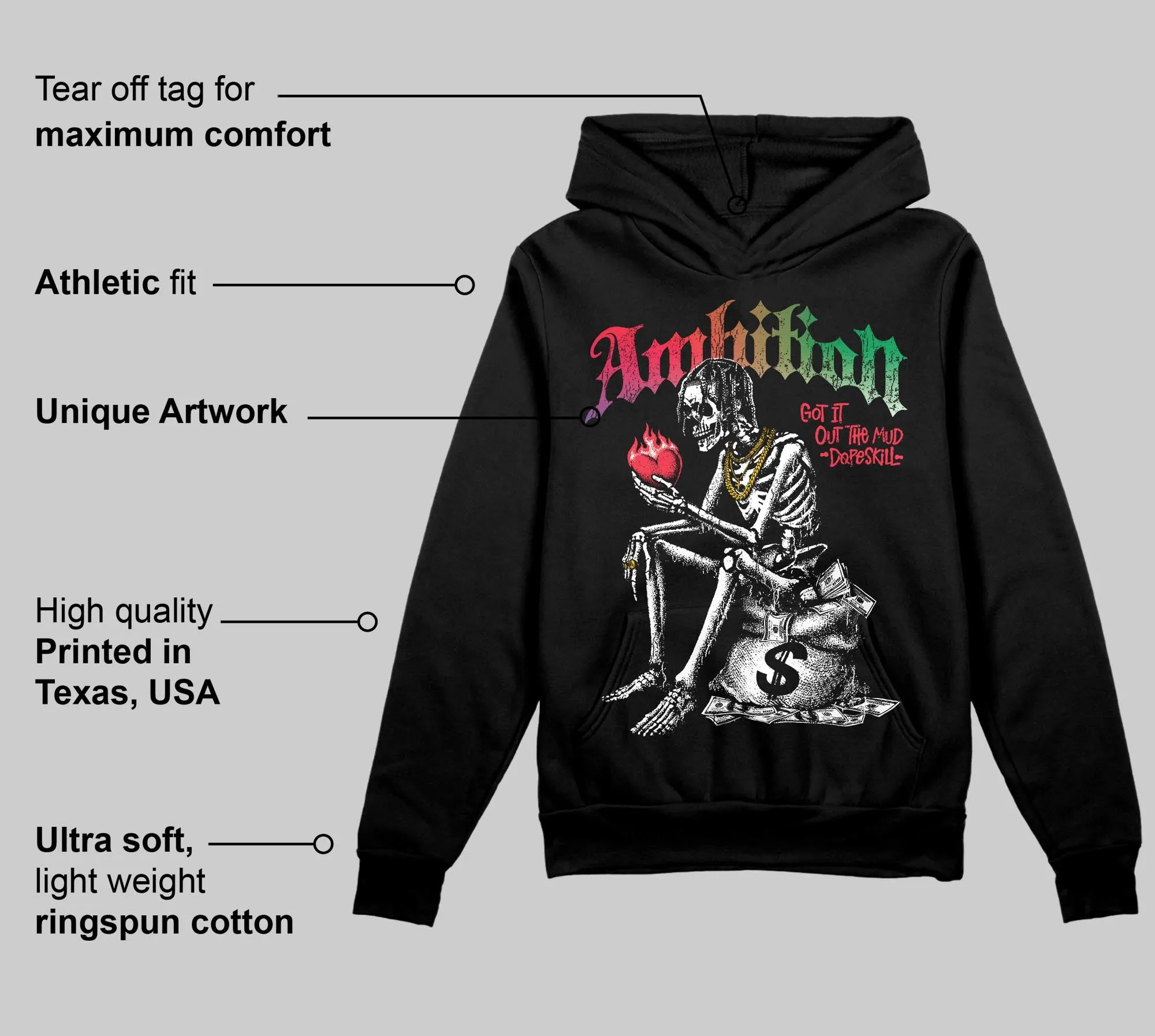 “285” Atlanta 11s DopeSkill Hoodie Sweatshirt Ambition Graphic sold by DopeSkill product image thumbnail 3
