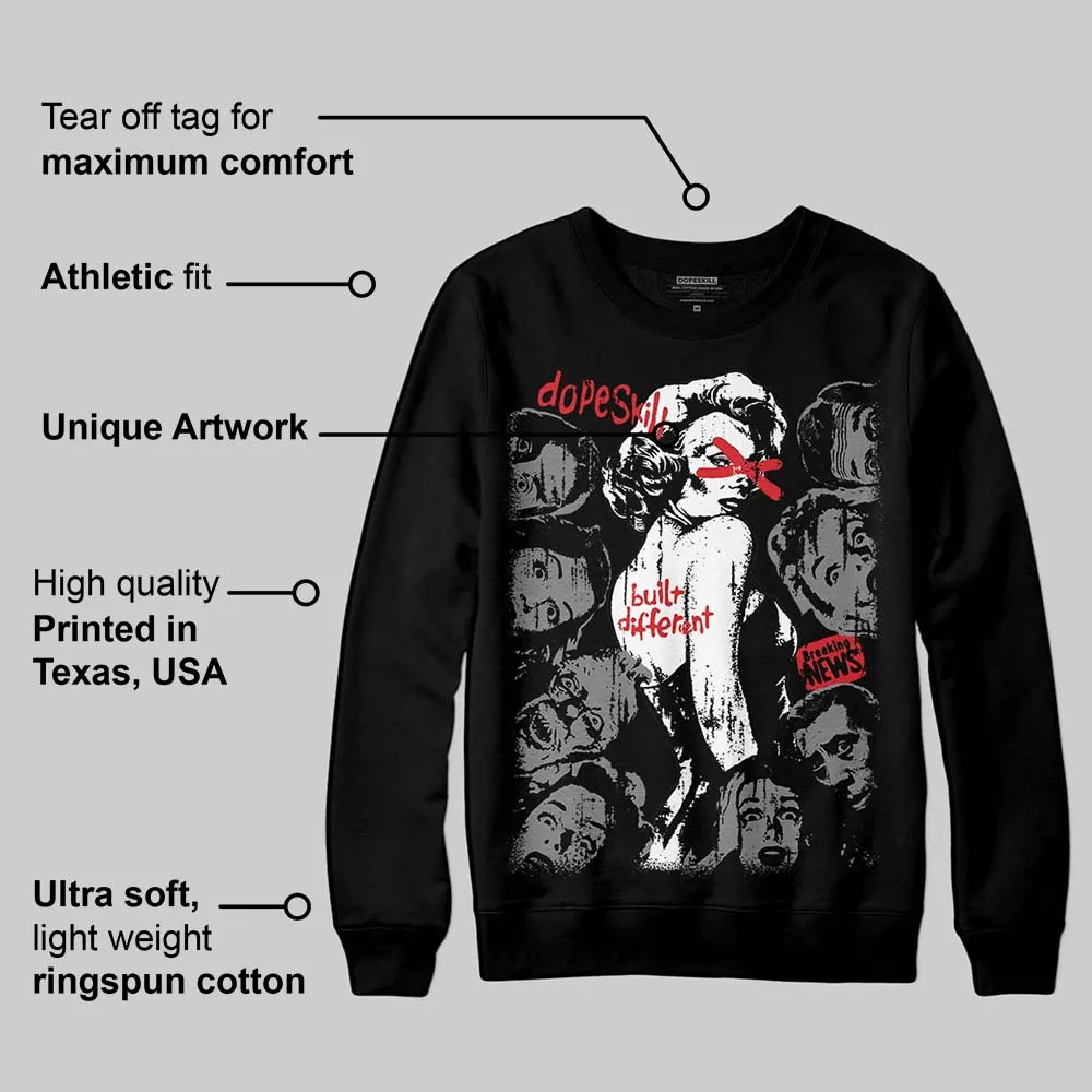 Shadow 10s DopeSkill Sweatshirt Built Different Graphic sold by DopeSkill product image thumbnail 3