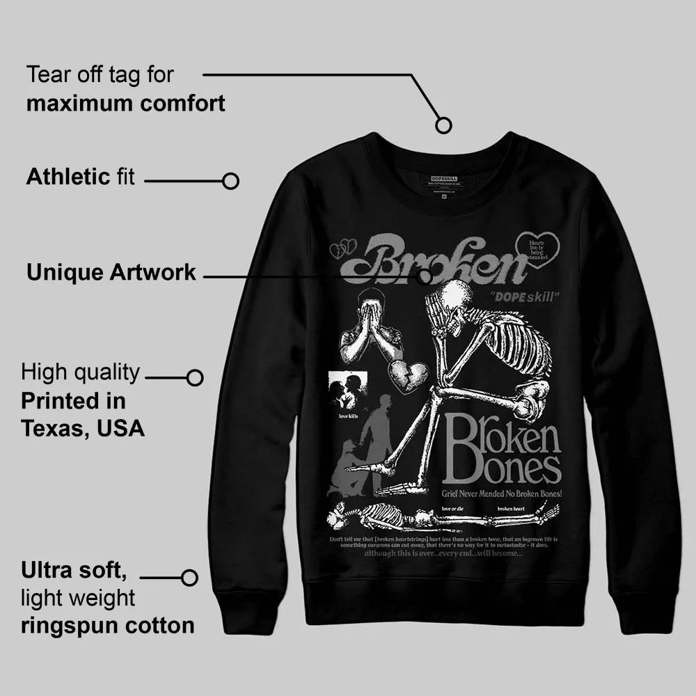 Shadow 10s DopeSkill Sweatshirt Broken Bones Graphic sold by DopeSkill product image thumbnail 3