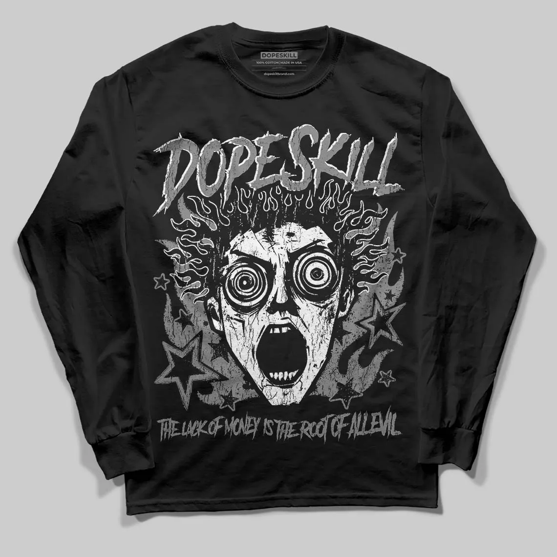 Shadow 10s DopeSkill Long Sleeve T-Shirt Root of Evil Graphic sold by DopeSkill