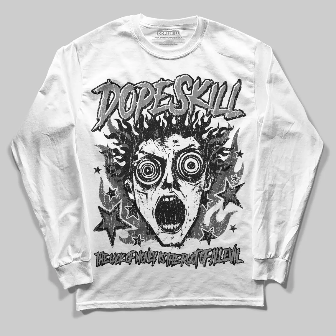 Shadow 10s DopeSkill Long Sleeve T-Shirt Root of Evil Graphic sold by DopeSkill product image thumbnail 2