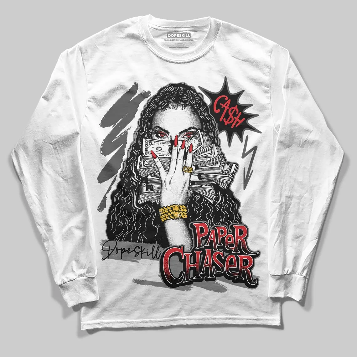 Shadow 10s DopeSkill Long Sleeve T-Shirt NPC Graphic sold by DopeSkill product image thumbnail 2