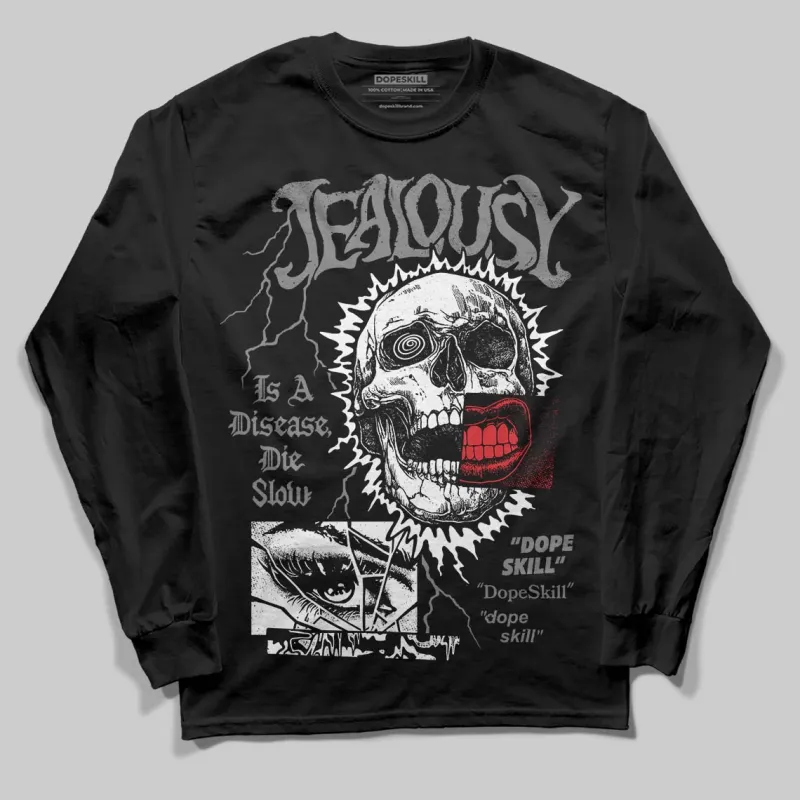 Shadow 10s DopeSkill Long Sleeve T-Shirt Jealousy Graphic sold by DopeSkill