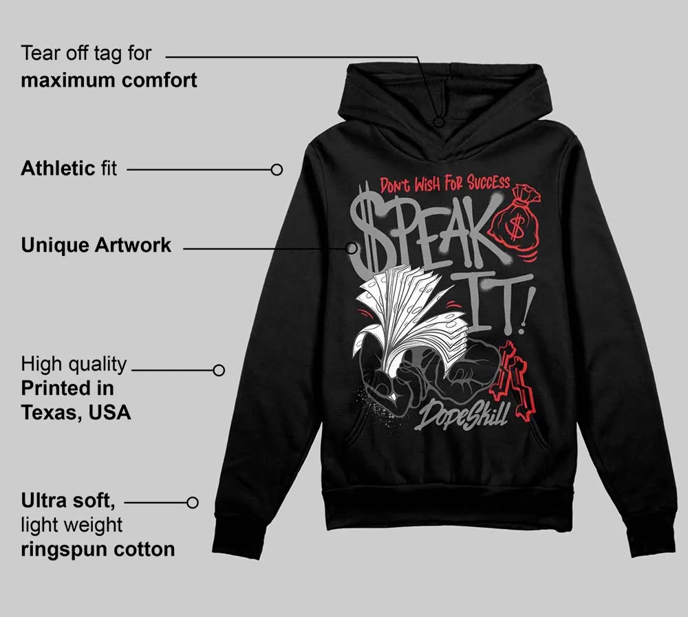 Shadow 10s DopeSkill Hoodie Sweatshirt Speak It Graphic sold by DopeSkill product image thumbnail 3