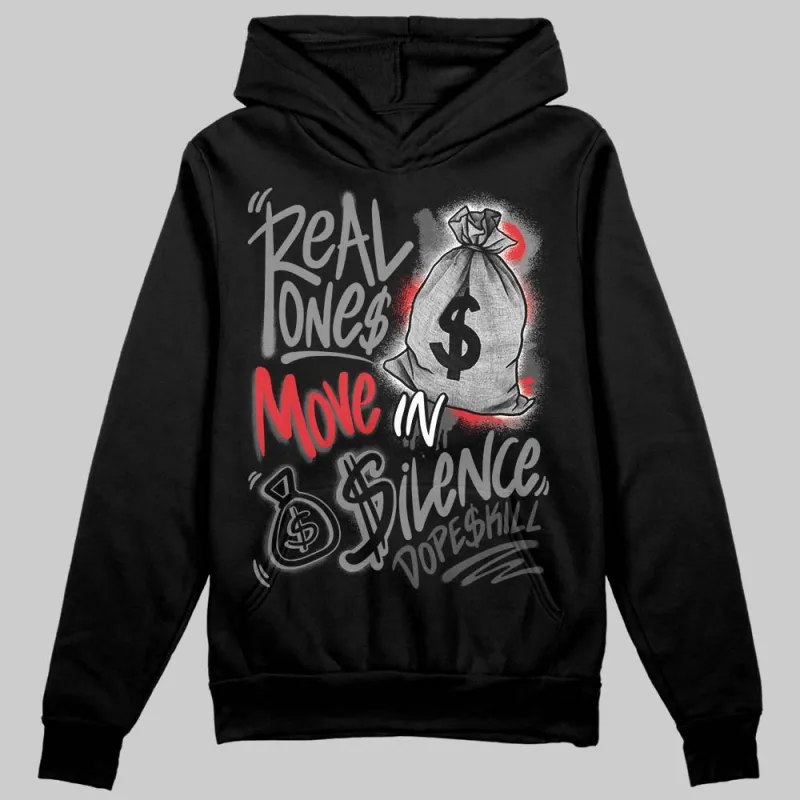 Shadow 10s DopeSkill Hoodie Sweatshirt Real Ones Move In Silence Graphic sold by DopeSkill