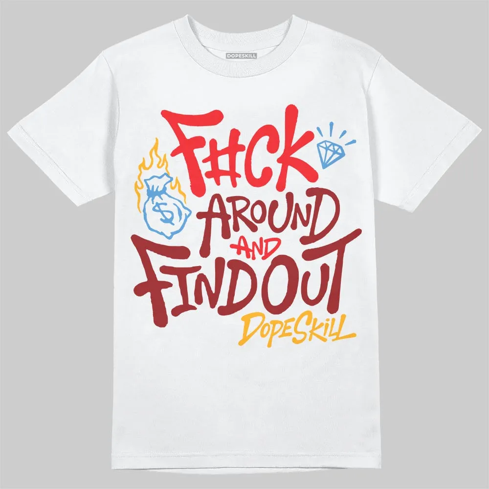 Red Collection DopeSkill T-Shirt F#ck Around And Find Out Graphic sold by DopeSkill product image thumbnail 2