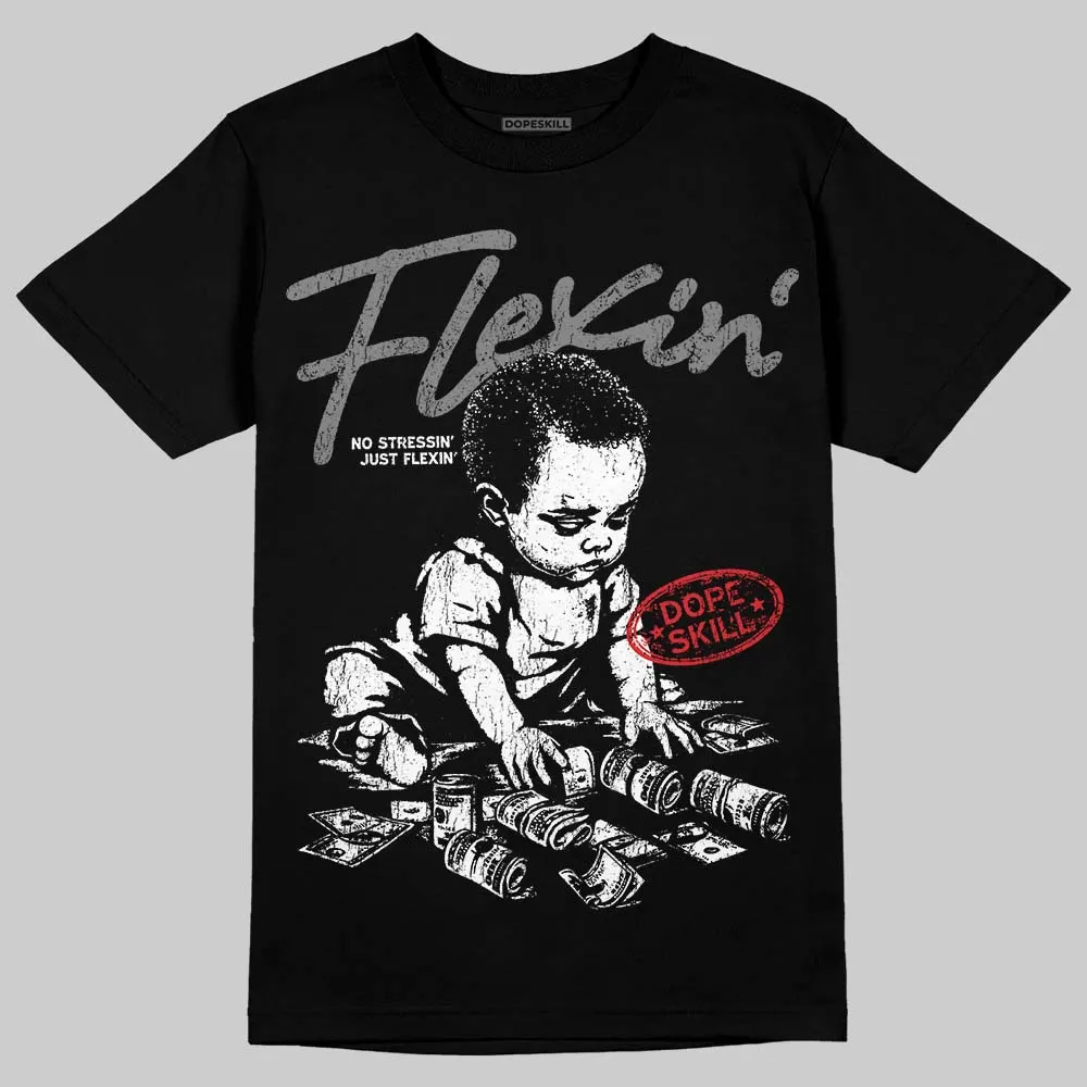 Shadow 10s DopeSkill T-Shirt Flexin' Graphic sold by DopeSkill