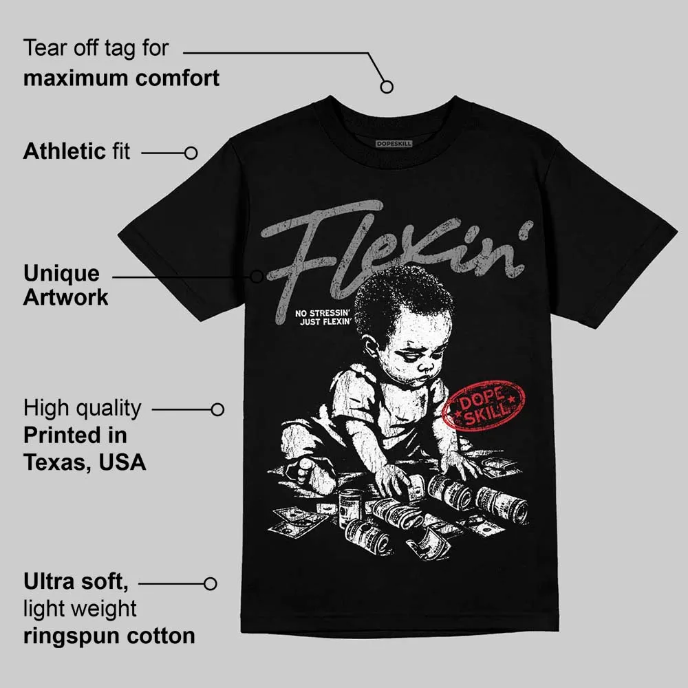 Shadow 10s DopeSkill T-Shirt Flexin' Graphic sold by DopeSkill product image thumbnail 3