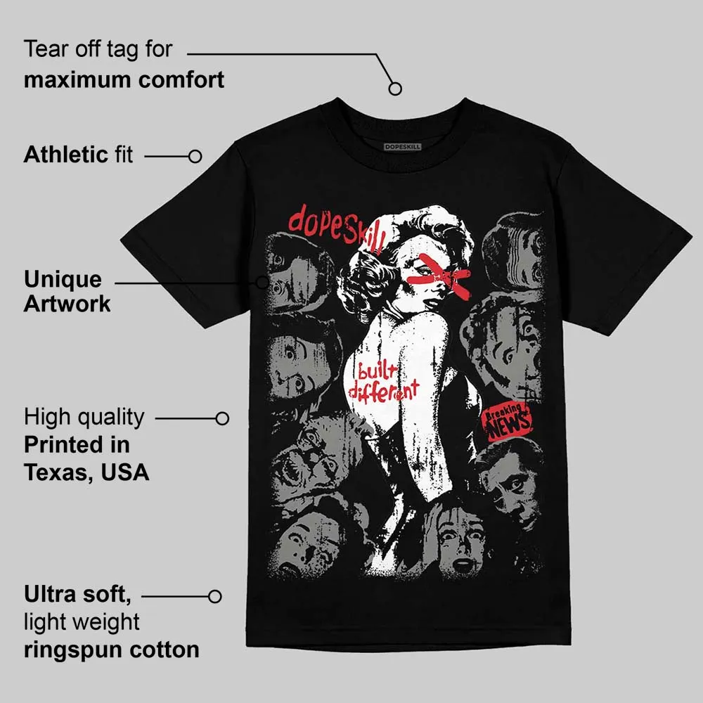 Shadow 10s DopeSkill T-Shirt Built Different Graphic sold by DopeSkill product image thumbnail 3