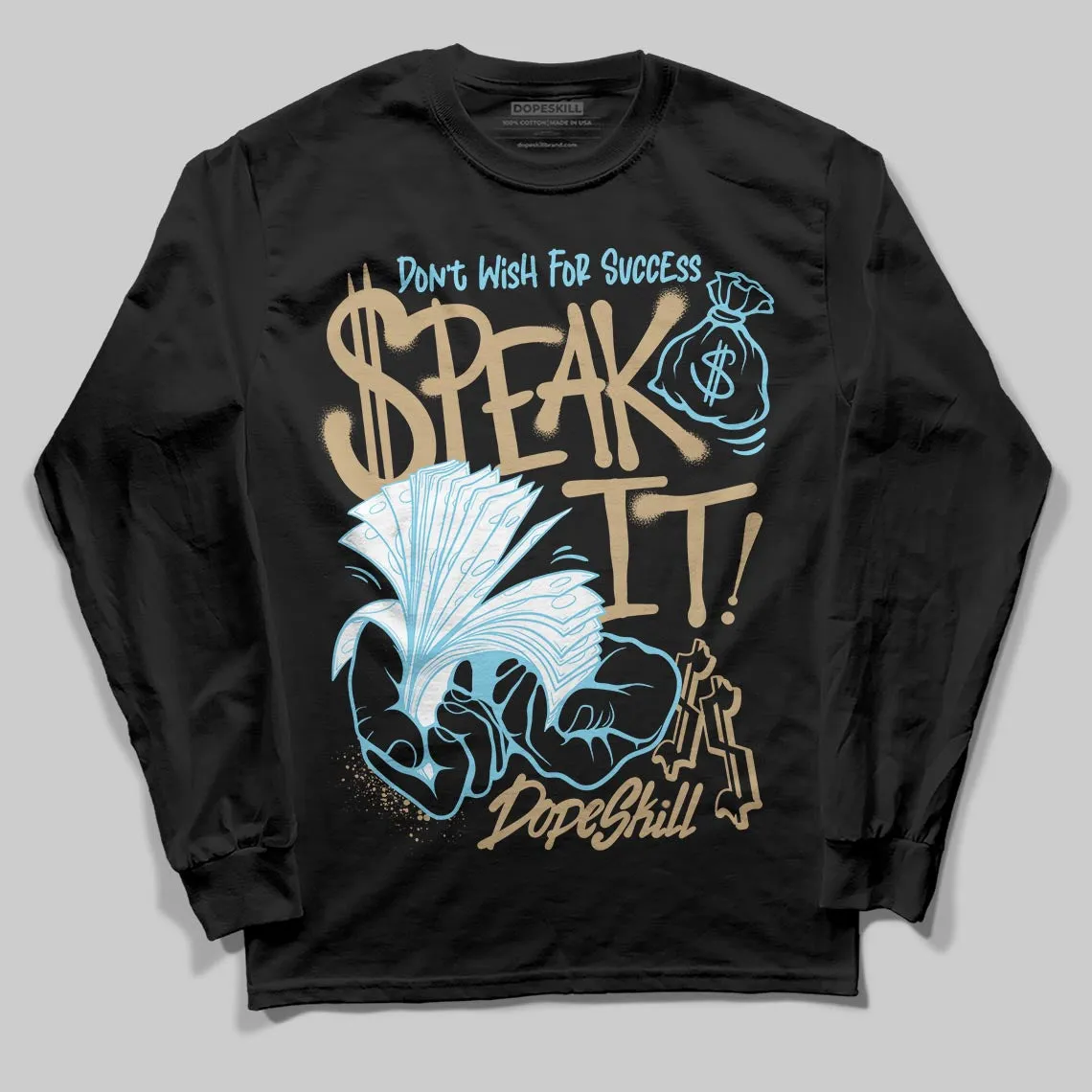 “H-Town” 11s DopeSkill Long Sleeve T-Shirt Speak It Graphic sold by DopeSkill