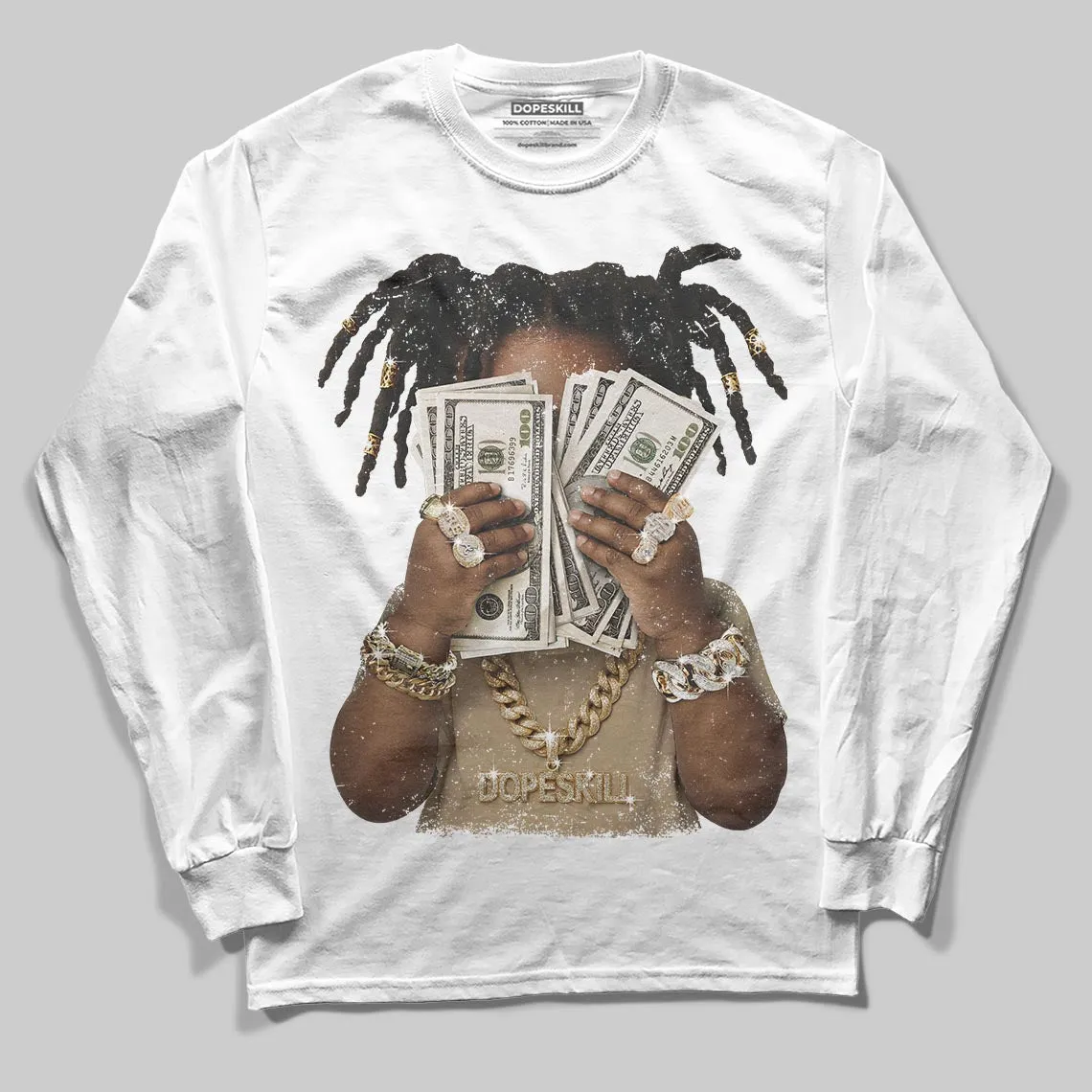 “H-Town” 11s DopeSkill Long Sleeve T-Shirt Rich Youth Graphic sold by DopeSkill product image thumbnail 2