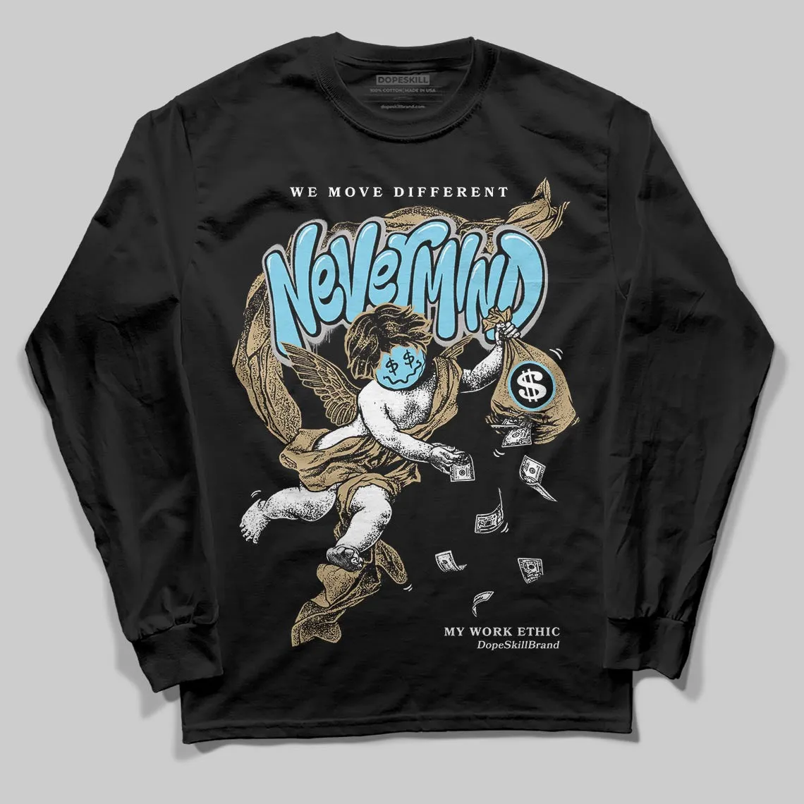 “H-Town” 11s DopeSkill Long Sleeve T-Shirt Nevermind Graphic sold by DopeSkill