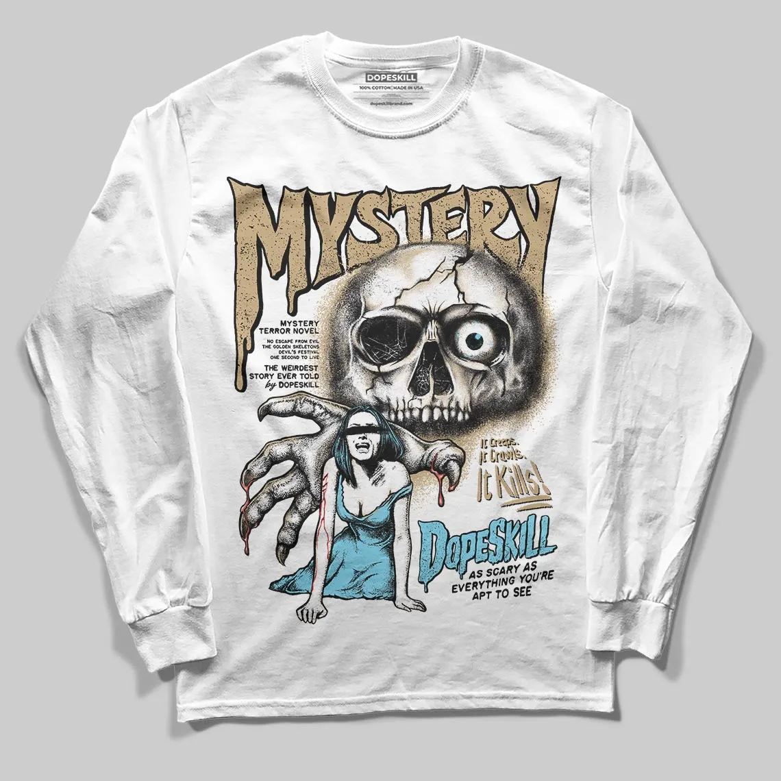 “H-Town” 11s DopeSkill Long Sleeve T-Shirt Mystery Ghostly Grasp Graphic sold by DopeSkill product image thumbnail 2