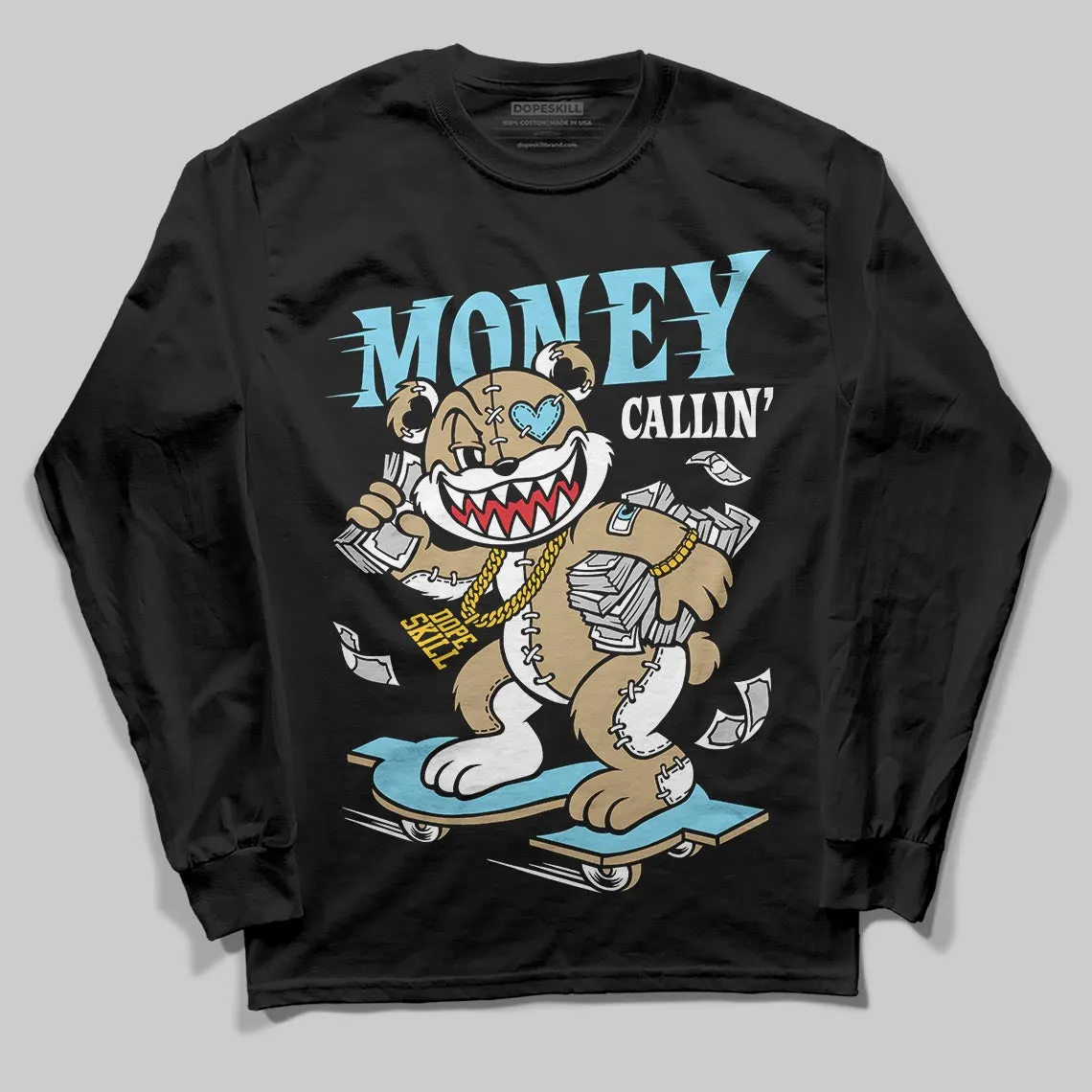 “H-Town” 11s DopeSkill Long Sleeve T-Shirt Money Callin' Graphic sold by DopeSkill