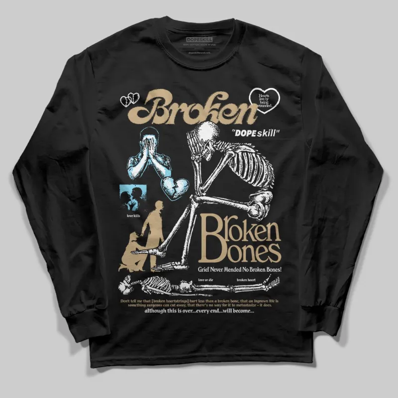 “H-Town” 11s DopeSkill Long Sleeve T-Shirt Broken Bones Graphic sold by DopeSkill
