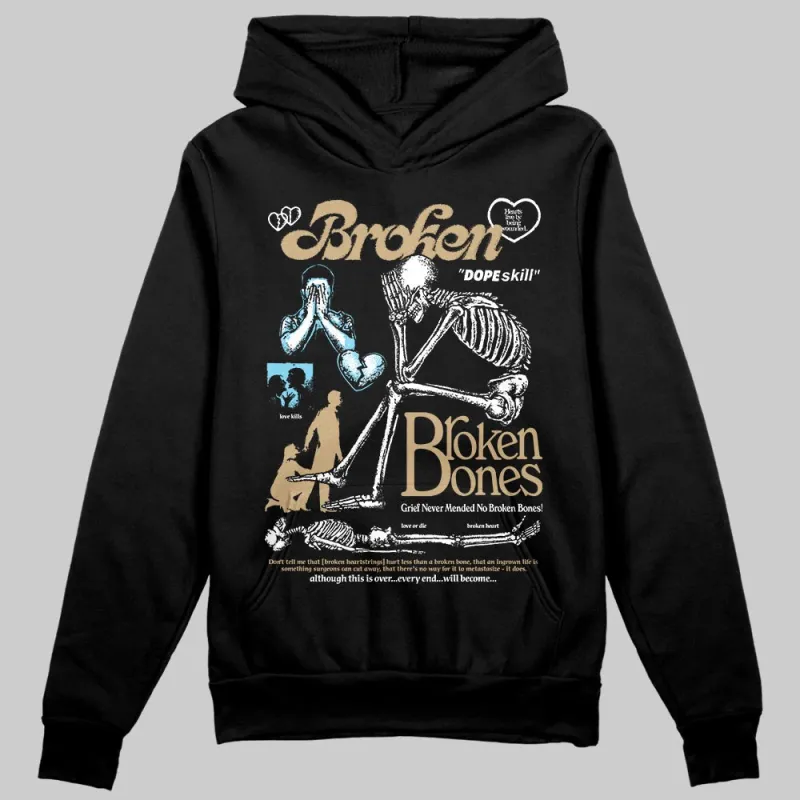 “H-Town” 11s DopeSkill Hoodie Sweatshirt Broken Bones Graphic sold by DopeSkill