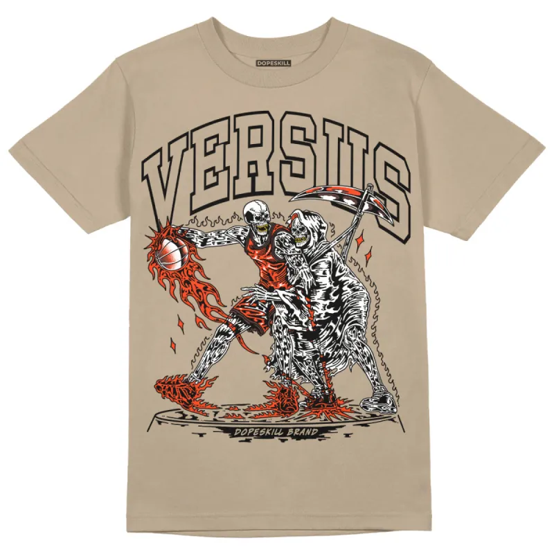 Latte 1s DopeSkill Medium Brown T-shirt VERSUS Graphic sold by DopeSkill