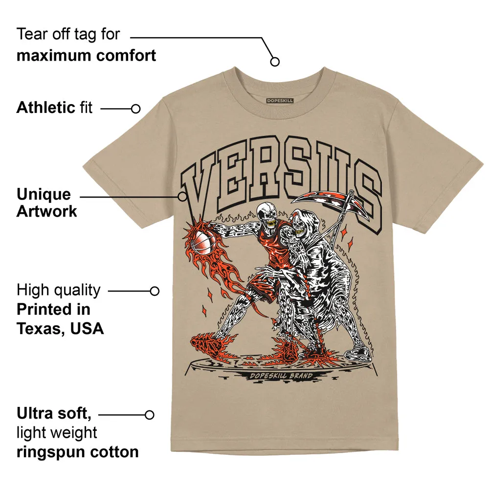 Latte 1s DopeSkill Medium Brown T-shirt VERSUS Graphic sold by DopeSkill product image thumbnail 2