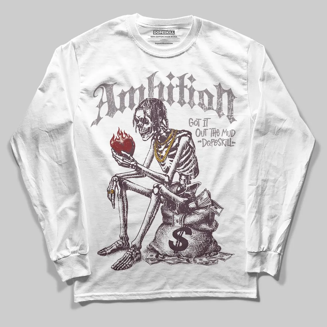 A Ma Maniére x Smokey Mauve 6s DopeSkill Long Sleeve T-Shirt Ambition Graphic sold by DopeSkill product image thumbnail 2