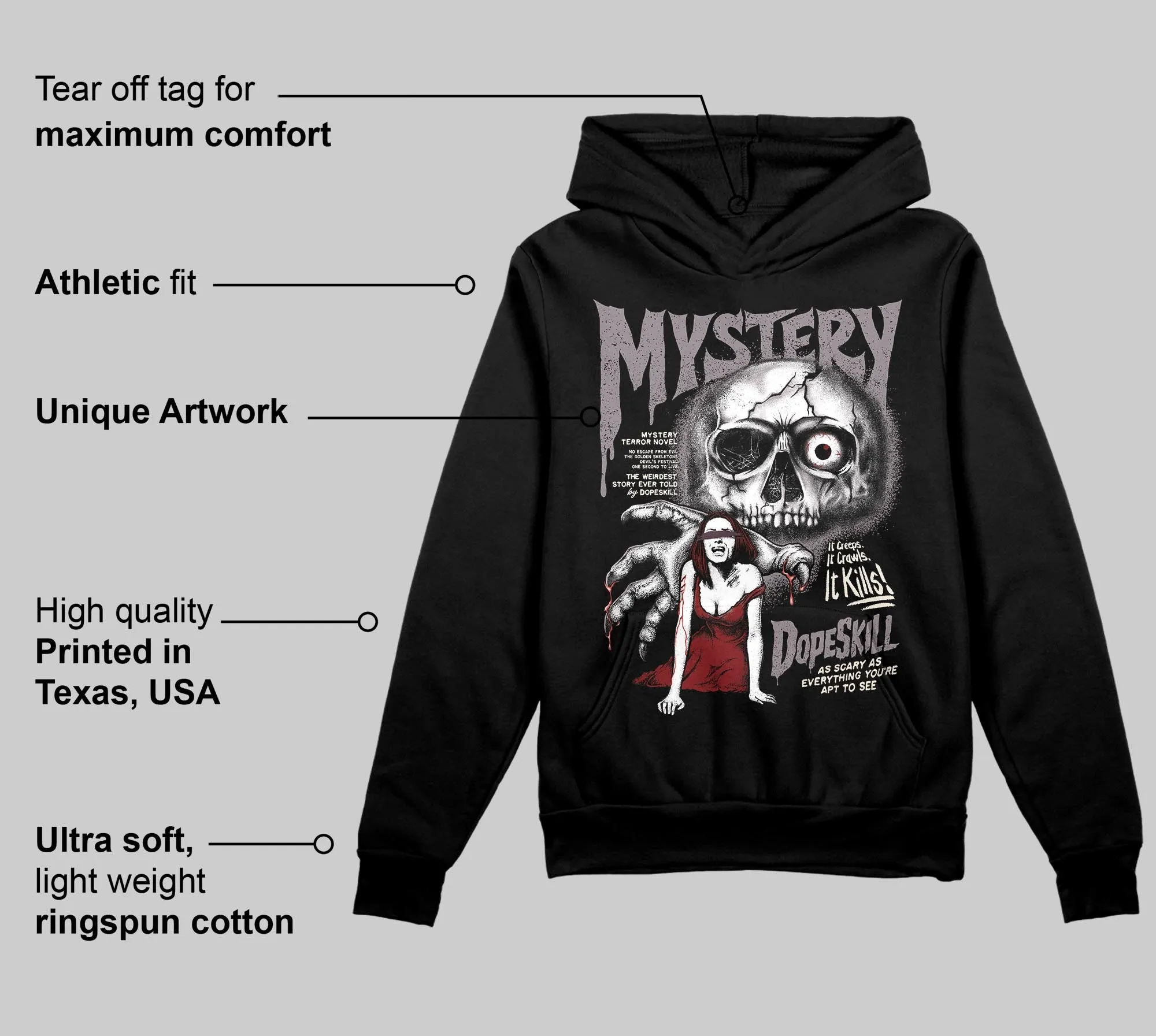 A Ma Maniére x Smokey Mauve 6s DopeSkill Hoodie Sweatshirt Mystery Ghostly Grasp Graphic sold by DopeSkill product image thumbnail 3
