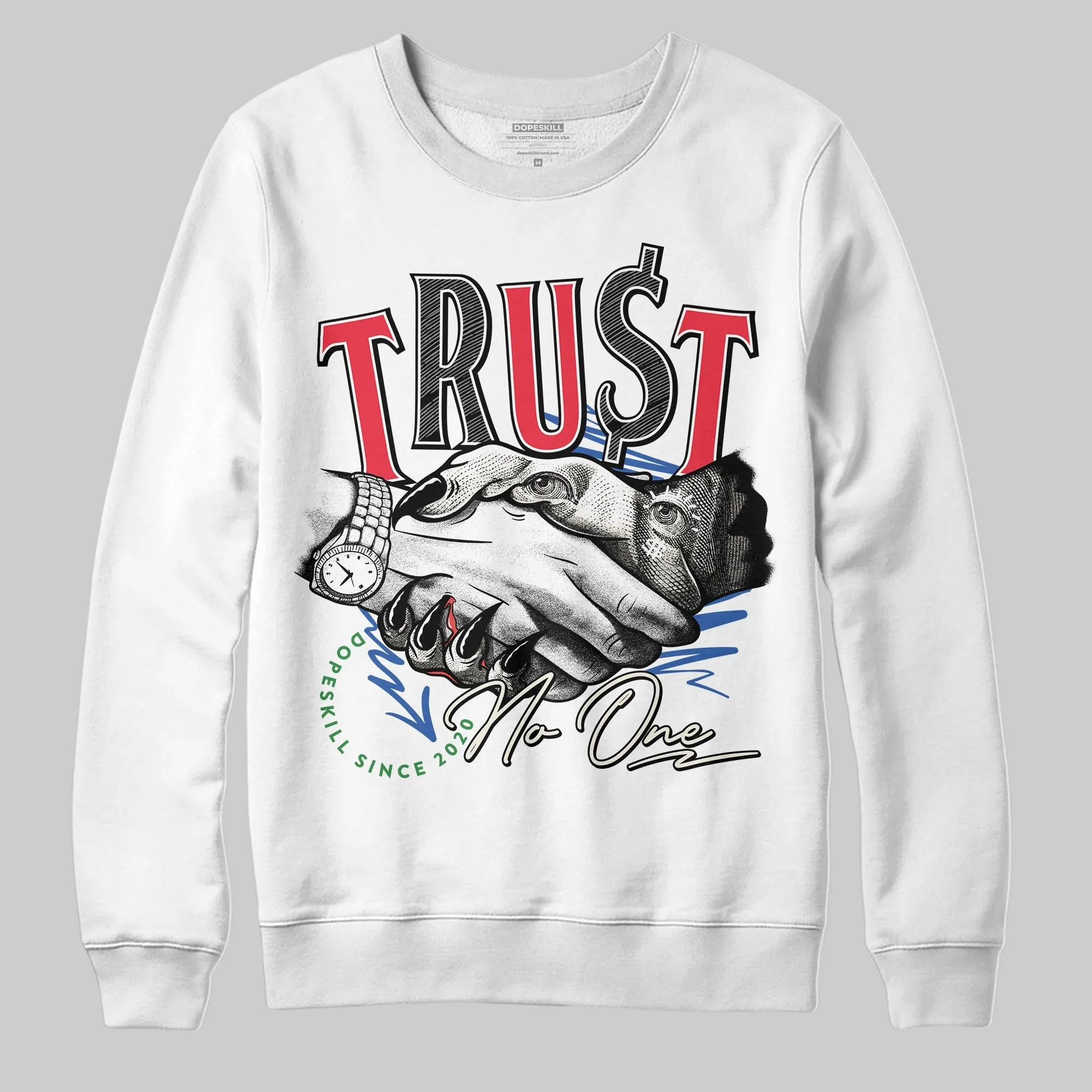 “285” Atlanta 11s DopeSkill Sweatshirt Trust No One Graphic sold by DopeSkill product image thumbnail 2