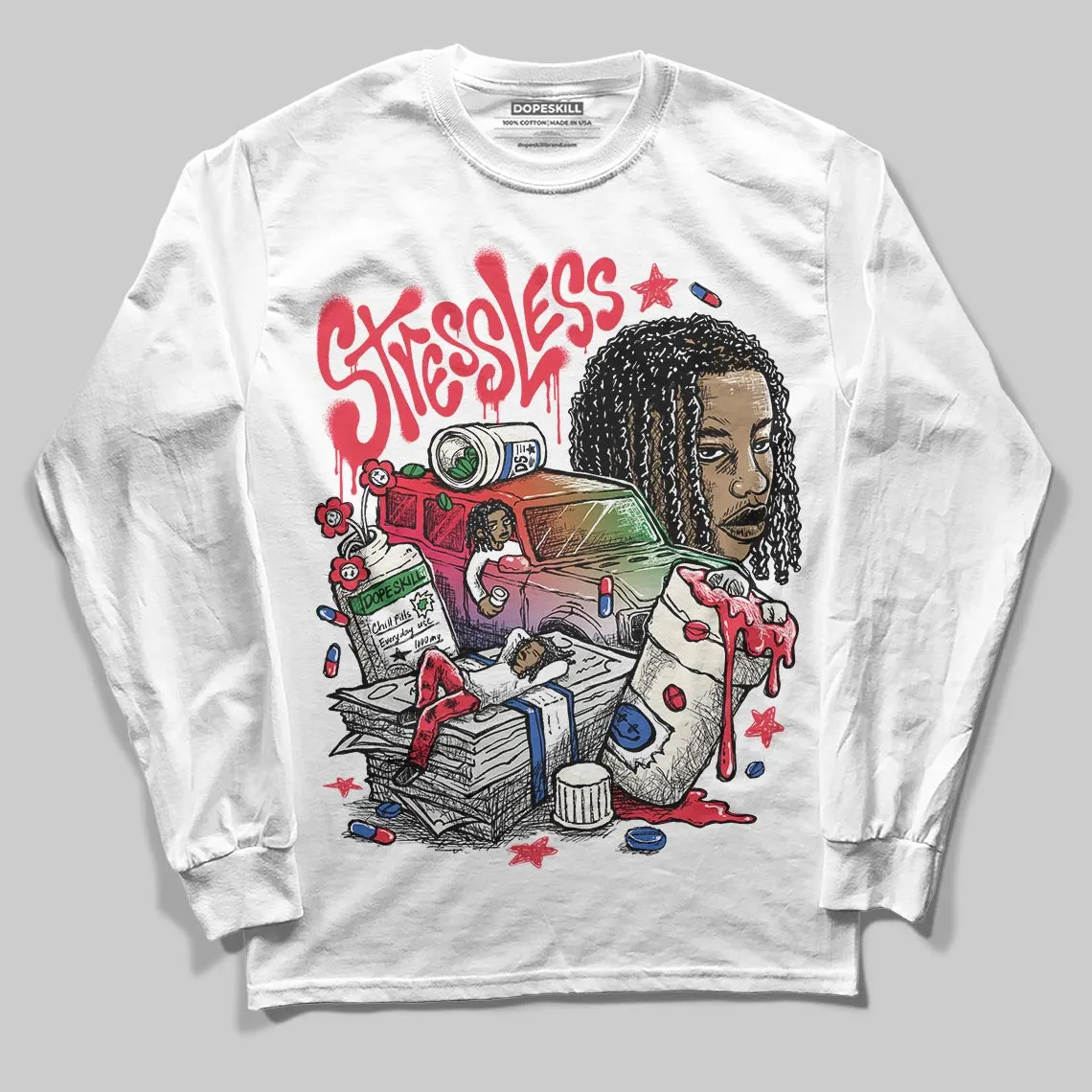 “285” Atlanta 11s DopeSkill Long Sleeve T-Shirt Stressless Graphic sold by DopeSkill product image thumbnail 2