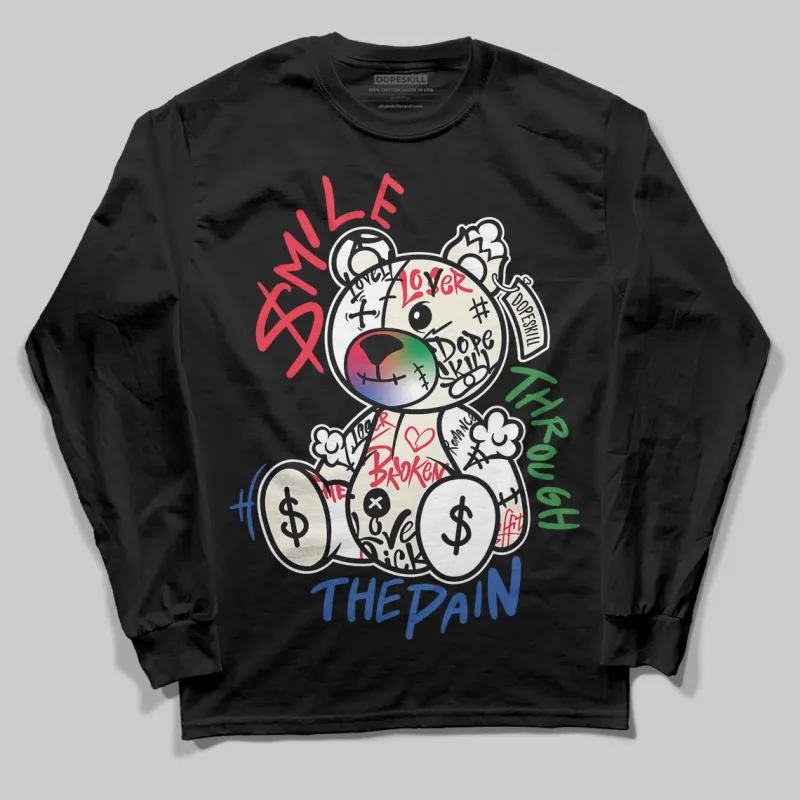 “285” Atlanta 11s DopeSkill Long Sleeve T-Shirt Smile Through The Pain Graphic sold by DopeSkill