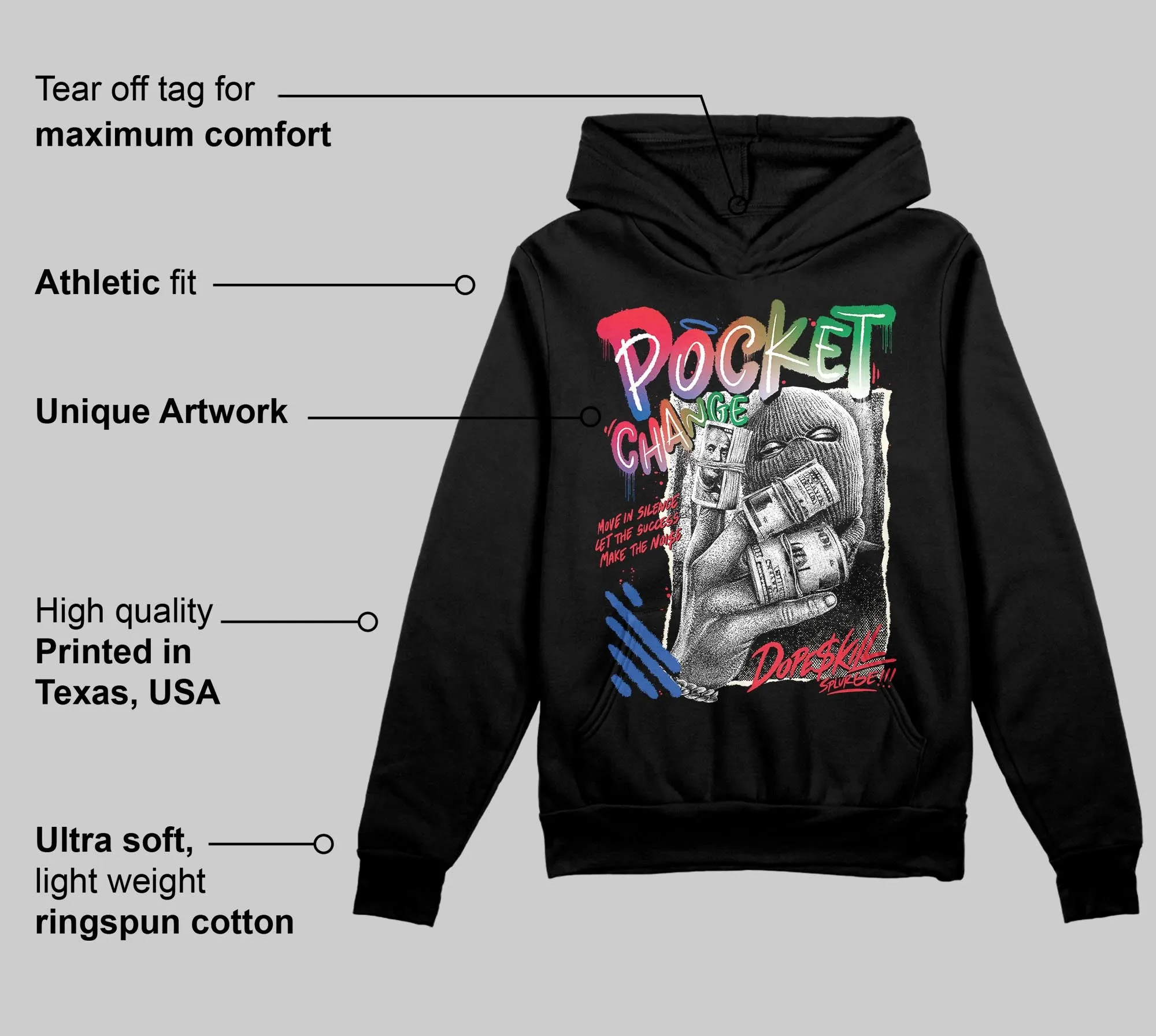 “285” Atlanta 11s DopeSkill Hoodie Sweatshirt Pocket Change Graphic sold by DopeSkill product image thumbnail 3