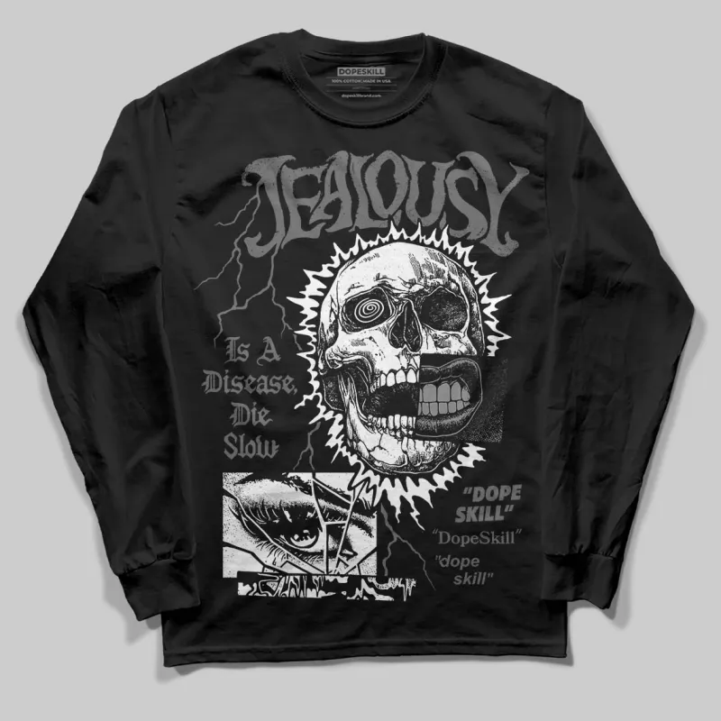 Black Cat 4s DopeSkill Long Sleeve T-Shirt Jealousy Graphic sold by DopeSkill