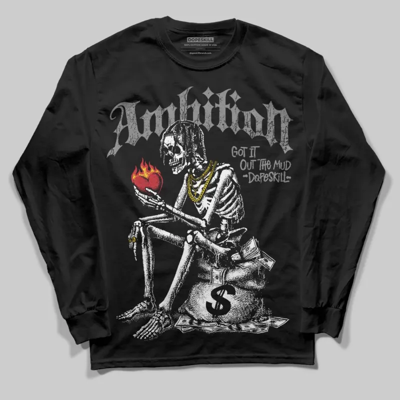 Black Cat 4s DopeSkill Long Sleeve T-Shirt Ambition Graphic sold by DopeSkill