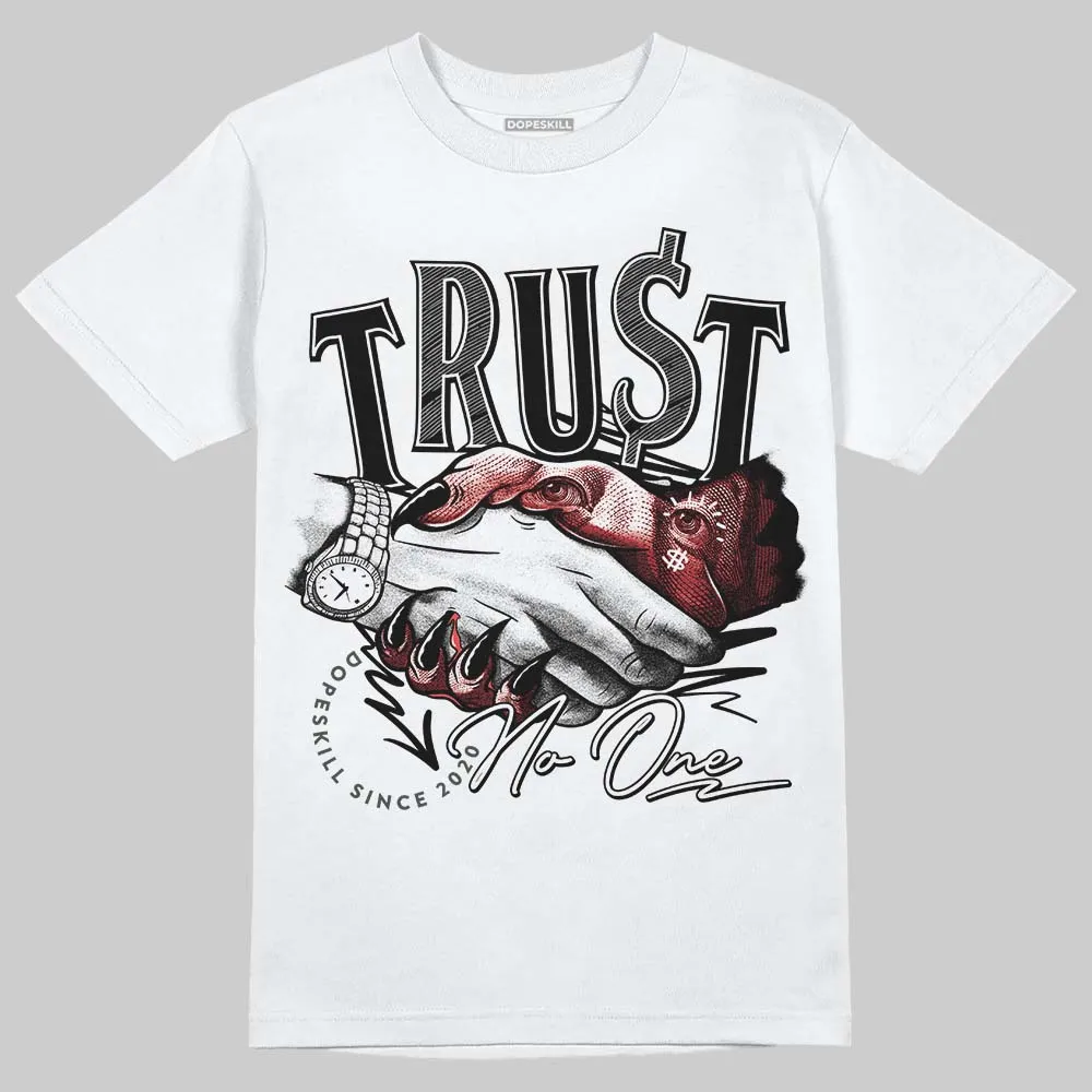 Black Cat 4s DopeSkill T-Shirt Trust No One Graphic sold by DopeSkill product image thumbnail 2