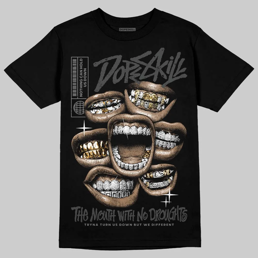 Black Cat 4s DopeSkill T-Shirt The Mouth With No Droughts Graphic sold by DopeSkill