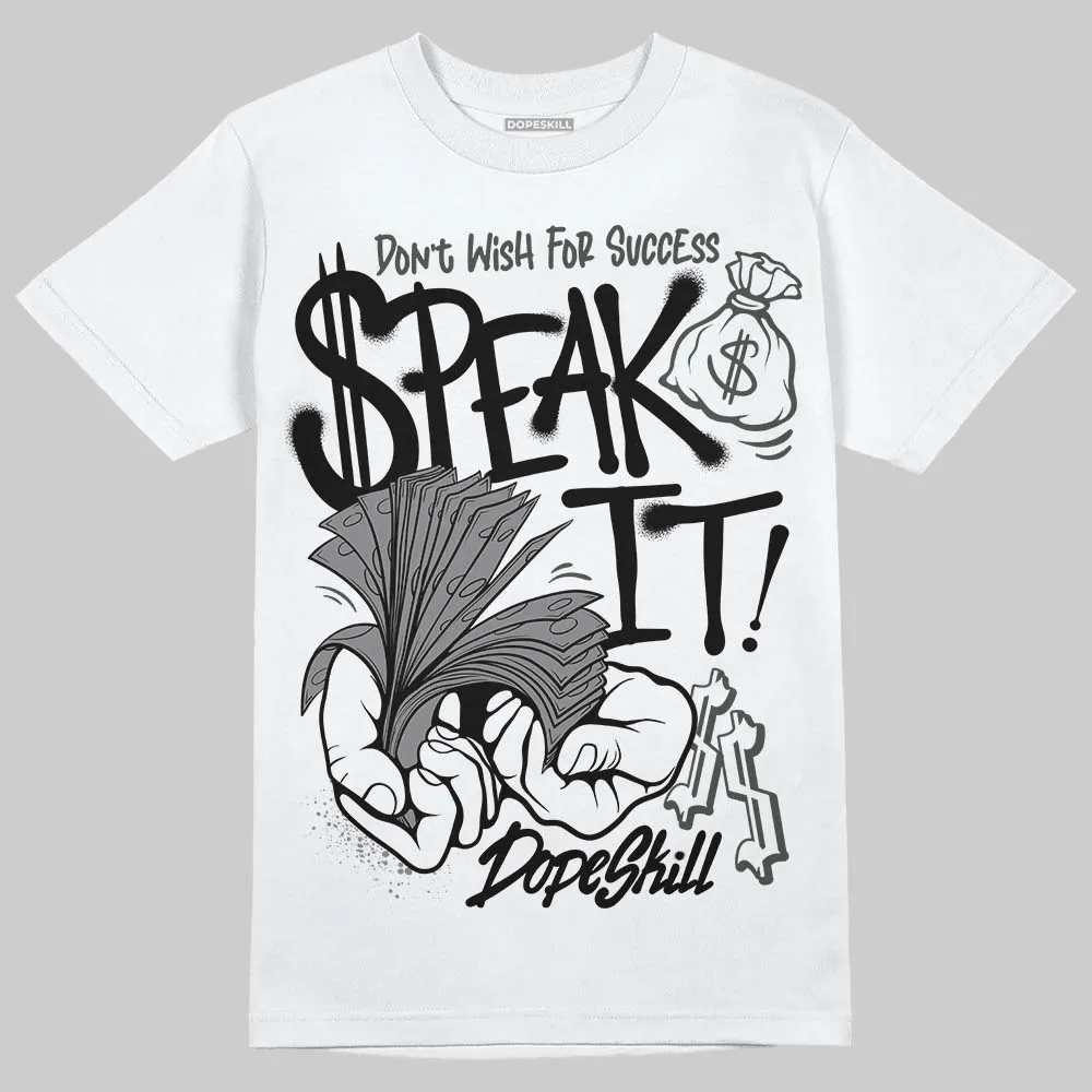 Black Cat 4s DopeSkill T-Shirt Speak It Graphic sold by DopeSkill product image thumbnail 2
