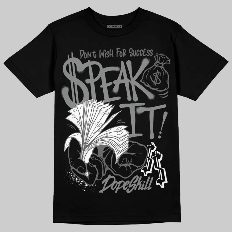 Black Cat 4s DopeSkill T-Shirt Speak It Graphic sold by DopeSkill