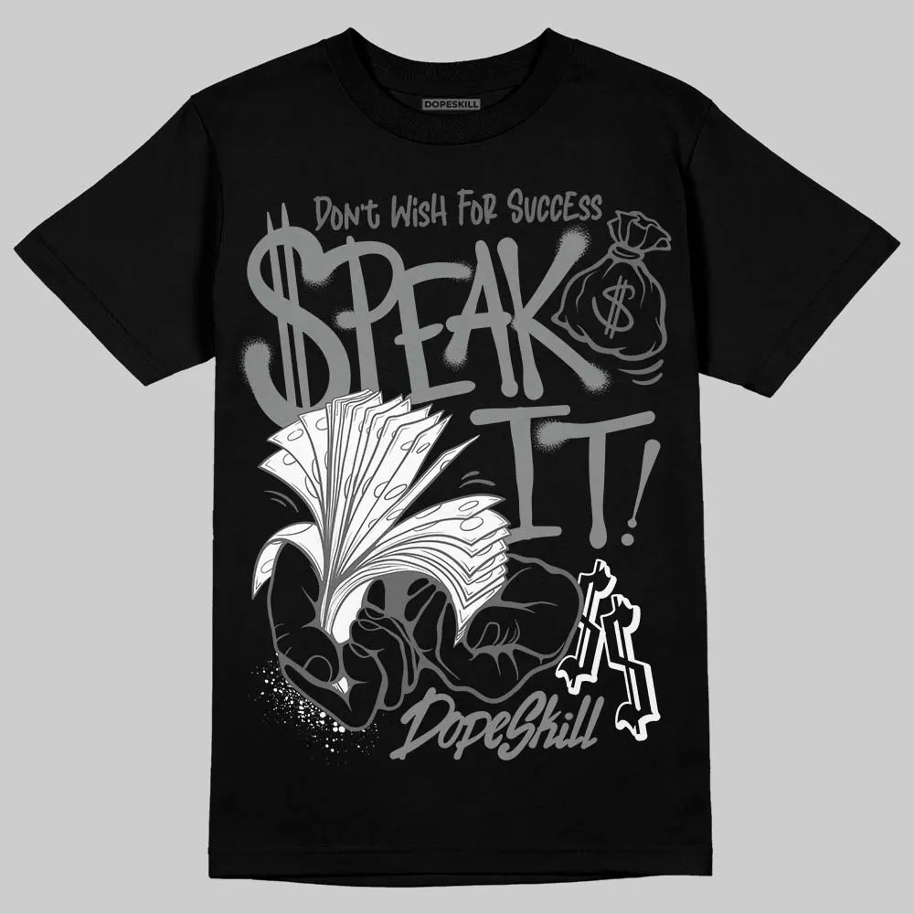 Black Cat 4s DopeSkill T-Shirt Speak It Graphic sold by DopeSkill